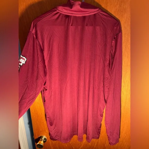 Yankees quarter zip maroon burgundy fordham rams New York xl adult - Picture 4 of 12